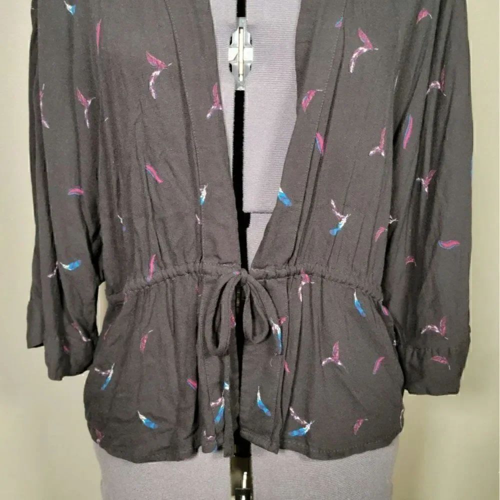 ExpressâBlackâDrawstring OverâShirtâSzâXS - Picture 4 of 9